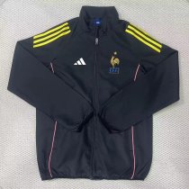 25/26 France Black Windbreaker