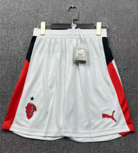 25/26  AC Milan Away white 1:1 Quality Shorts