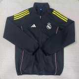 25/26 Real Madrid  Black  Windbreaker