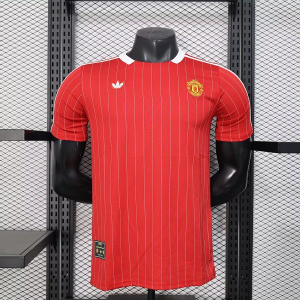 25/26 Manchester United  Casual style  Player 1:1 Quality Soccer Jersey