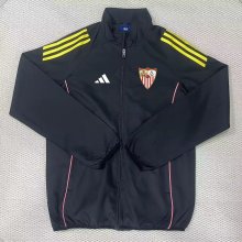 25/26 Sevilla Black  Windbreaker