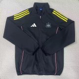 25/26  Newcastle  Black  Windbreaker