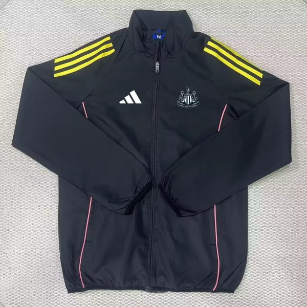 25/26  Newcastle  Black  Windbreaker
