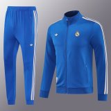25/26 Real Madrid  Blue Jacket Tracksuit 1:1 Quality
