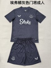 25/26 Everton Goalkeeper Grey Adult Kits 1:1  Quality  Soccer Jersey（成人套装）