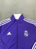 25/26 Real Madrid White Purple Double Sided  Windbreaker
