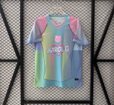 25/26 Barcelona Light Blue KAROLG  Fans 1:1 Quality Soccer Jersey (广告版)
