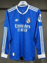 25/26 Real Madrid Third Player Long Sleeve 1:1 Quality Soccer Jersey（球员版 ）
