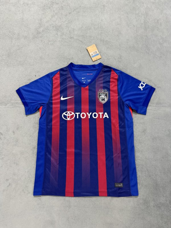 25/26 Johor Darul Ta'zim Home Fans 1:1 Quality Soccer Jersey