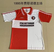 1995 Feyenoord Rotterdam Home  Fans  Retro 1:1 Quality Soccer Jersey