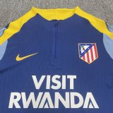 25/26  Atletico Madrid  Training Blue  Player Version 1:1 Quality Training Jersey