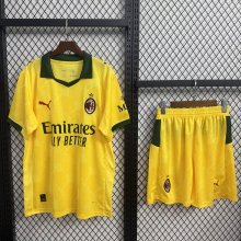 25/26 AC Milan Third Away With Pants Sets  Fans 1:1 Quality Soccer Jersey