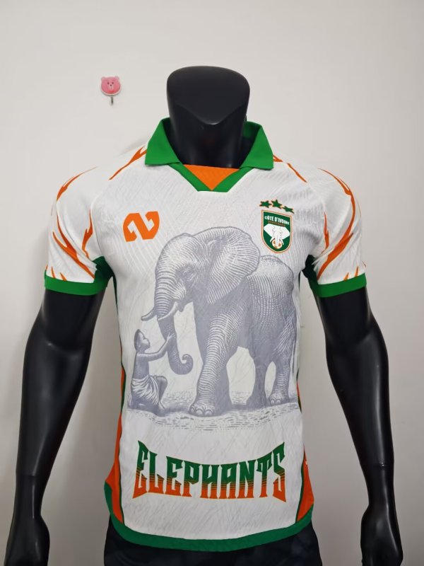 25/26 Ivory Coast Special Edition White Player 1:1 Quality Soccer Jersey