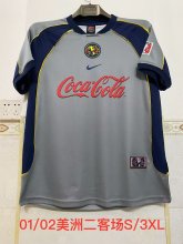 2001/2002 Club American Third Fans Retro 1:1 Quality  Soccer Jersey