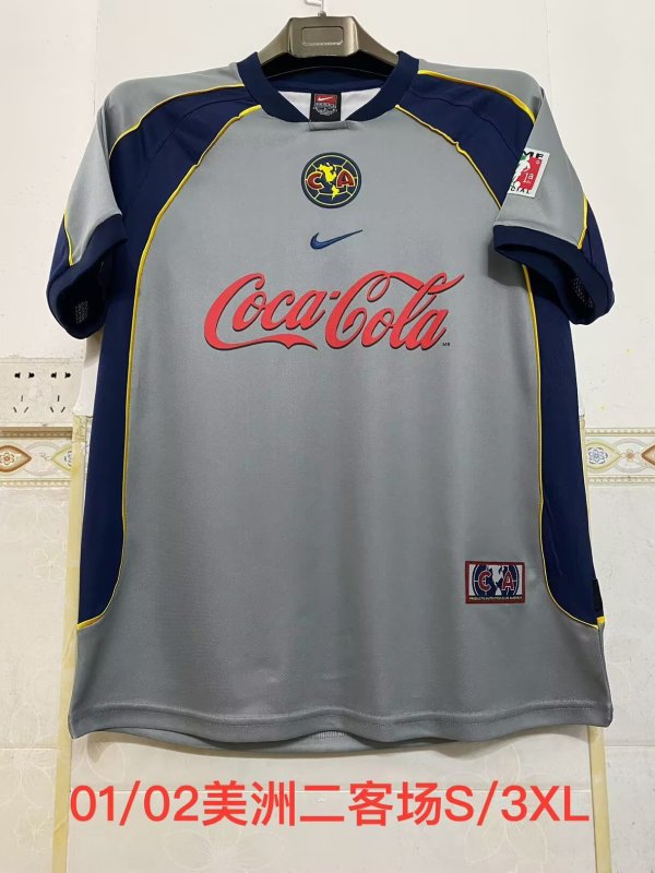2001/2002 Club American Third Fans Retro 1:1 Quality  Soccer Jersey