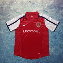 2000/2001 Arsenal Home Fans  1:1 Quality Retro Soccer Jersey