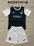 25/26 Hibernian Home Kids  1:1 Quality Soccer Jersey