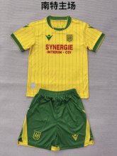 25/26 FC Nantes Home  Kids Kits 1:1 Quality Soccer Jersey