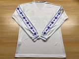 1996/1997 Real Madrid Home White Long Sleeve Retro 1:1 Quality Soccer Jersey