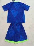 25/26 Brazil Away Kids 1:1 Quality Soccer Jersey