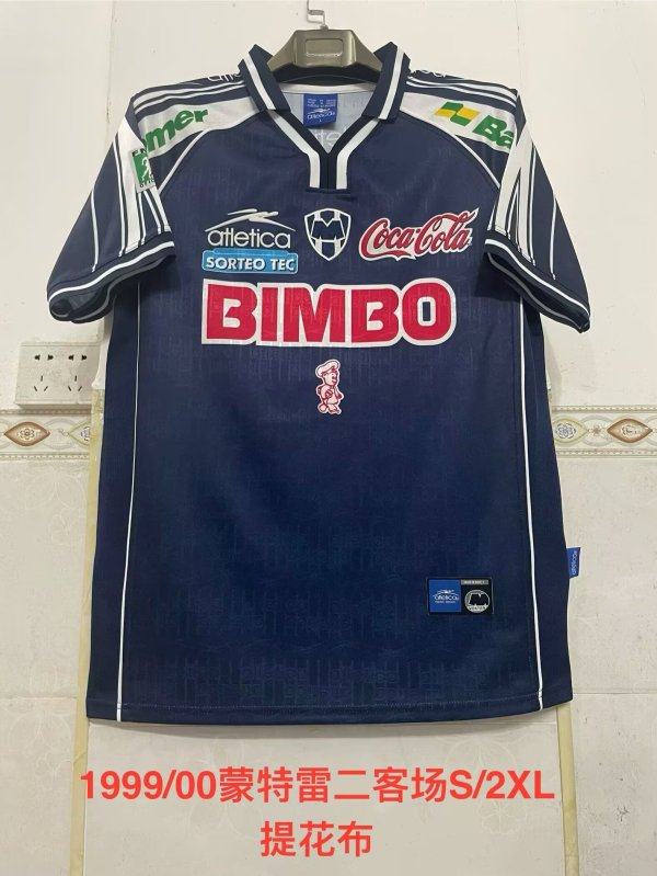 1999/2000 Monterrey Third Retro Fans 1:1 Quality Soccer Jersey