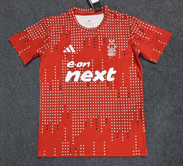 25/26 Nottingham Forest Pre Match Uniform Fans 1:1 Quality Soccer Jersey