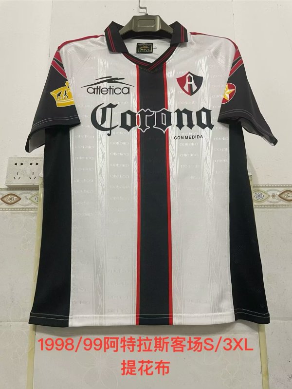 1998/1999  Atlas Away Fans Retro 1:1 Quality Soccer Jersey