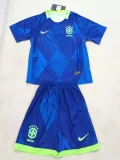 25/26 Brazil Away Kids 1:1 Quality Soccer Jersey