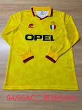 1994/1995 AC Milan Third Long Sleeve 1:1 Quality Retro Soccer Jersey