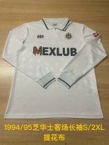 1994/1995 Chivas Away Long sleeve Fans Retro 1:1 Quality Soccer Jersey