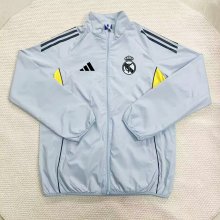 25/26 Real Madrid Grey  Windbreaker