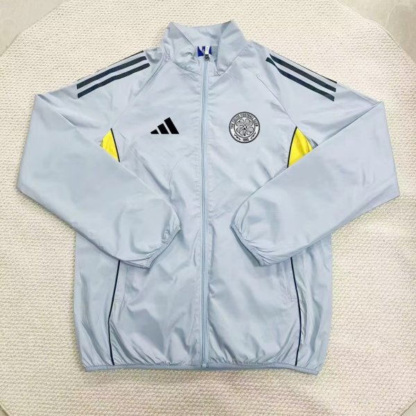 25/26 Celtic  Grey  Windbreaker