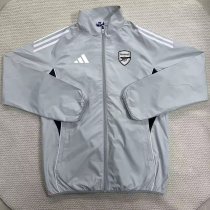 25/26 Arsenal Grey Windbreaker