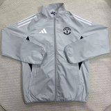 25/26  Manchester United  Grey Windbreaker