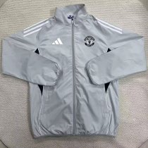 25/26  Manchester United  Grey Windbreaker