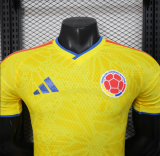 26/27（2026） Colombia Home Player Yellow1:1 Quality Soccer Jersey（球员版）