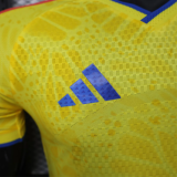 26/27（2026） Colombia Home Player Yellow1:1 Quality Soccer Jersey（球员版）