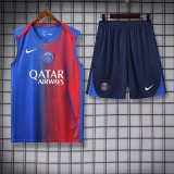 25/26 PSG Paris Blue  1:1 Quality Training Vest（A-Set）
