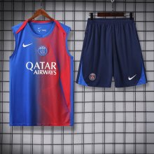 25/26 PSG Paris Blue  1:1 Quality Training Vest（A-Set）