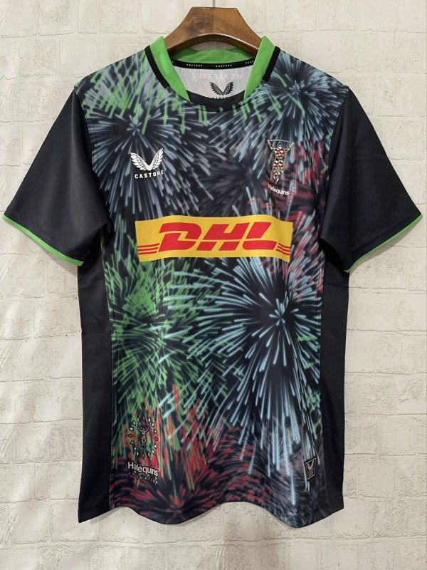 25/26 Harlequins Black  Rugby jerseys  Fans  1:1