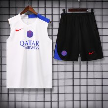 25/26 PSG Paris White 1:1 Quality Training Vest（A-Set）
