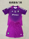 25/26 Tiger Purple Goalkeeper Adult Suit 1:1 Quality Soccer Jersey