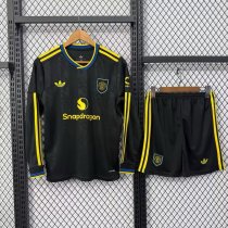 25/26  Manchester United  Long With Pants Sets  Fans 1:1 Quality Soccer Jersey