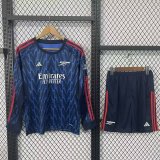 25/26 Arsenal  Away Long With Pants Sets  Fans 1:1 Quality Soccer Jersey