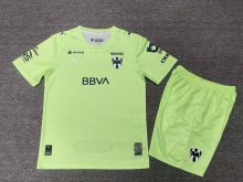 25/26  Monterrey Goalkeeper Green Kids 1:1 Quality Soccer Jersey