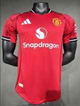 25/26  Manchester United  Home Player 1:1 Quality Soccer Jersey