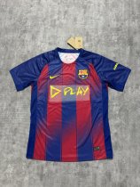 25/26 Barcelona Home Music Festival  Fans 1:1 Quality Soccer Jersey