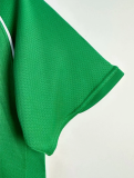 2007-2008 Manchester United green short Sleeve Goalkeeper 1:1 Retro Soccer Jersey