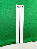 2007-2008 Manchester United green Long Sleeve Goalkeeper 1:1 Retro Soccer Jersey