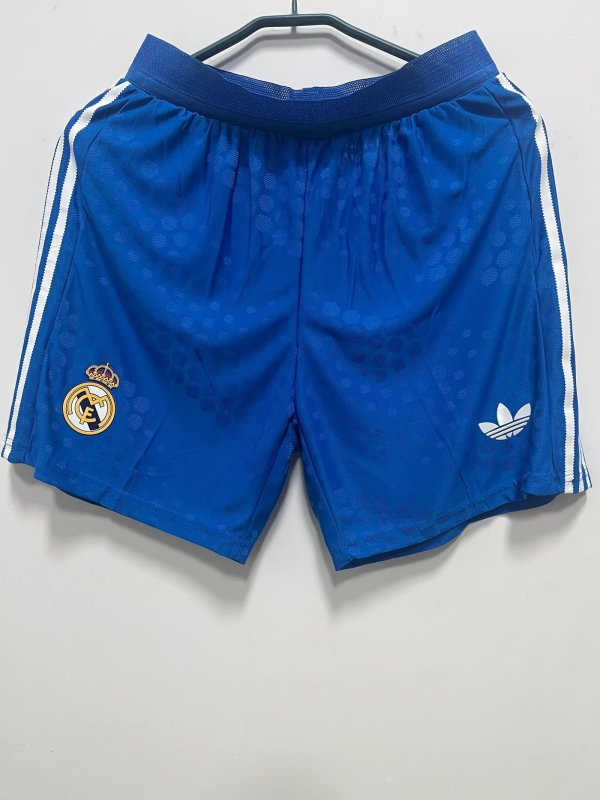 25/26 Real Madrid Blue Player 1:1 Quality Shorts